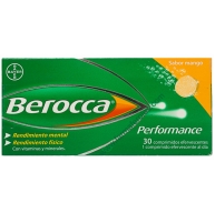 BEROCCA PERFORMANCE 30 COMP.EFERVESCENTES SABOR MANGO